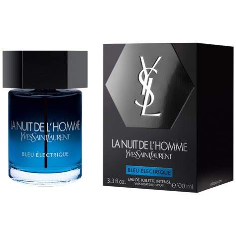 ysl blue electrique|ysl nuit de l'homme bleu.